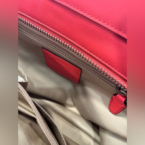 EUC, Coach, Legacy Leather, Perforated, Medium Watermelon Bag, Model 22390 💕 - Picture 11 of 14